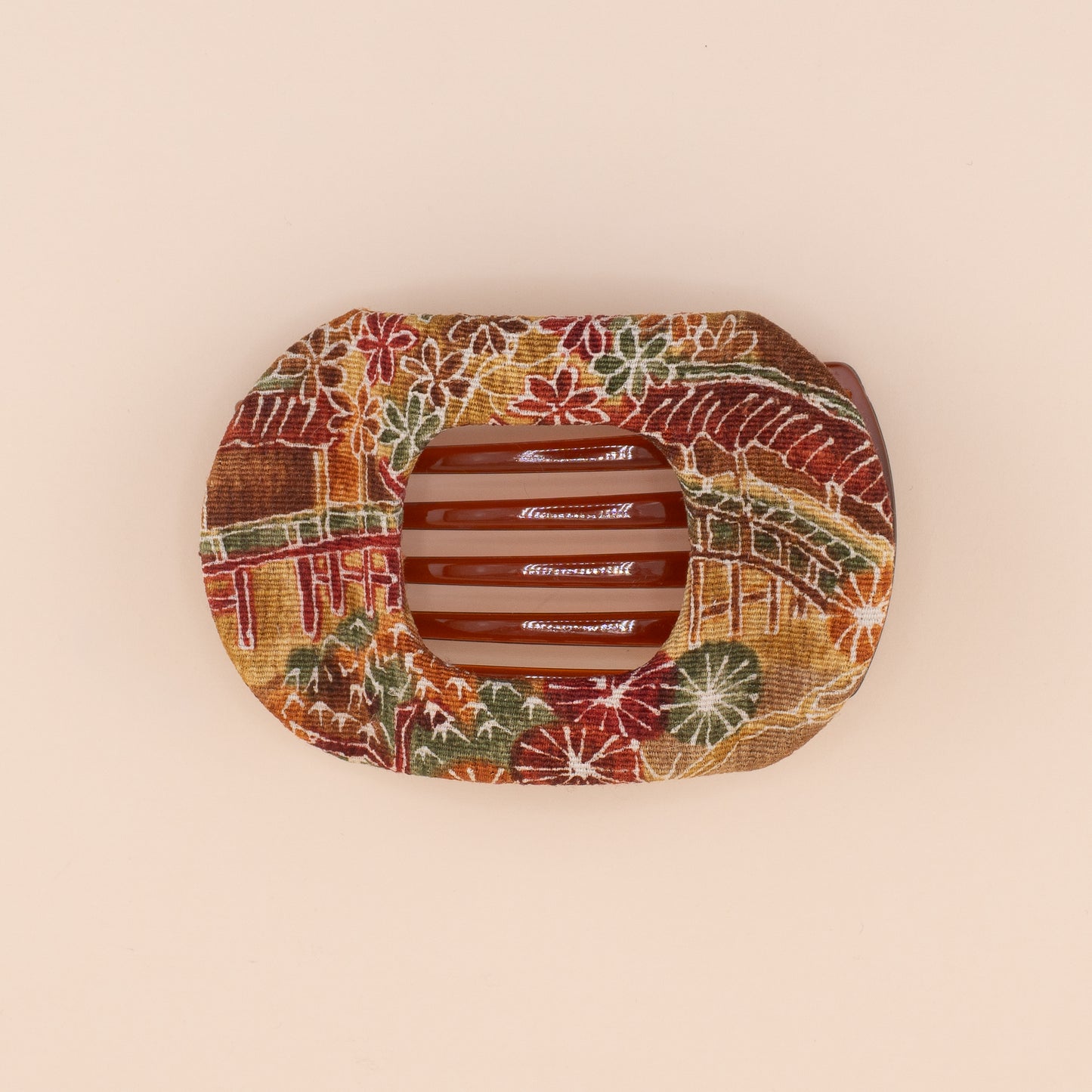 Authentic Kimono Claw Hair Clip - Aki (娃紀) Large