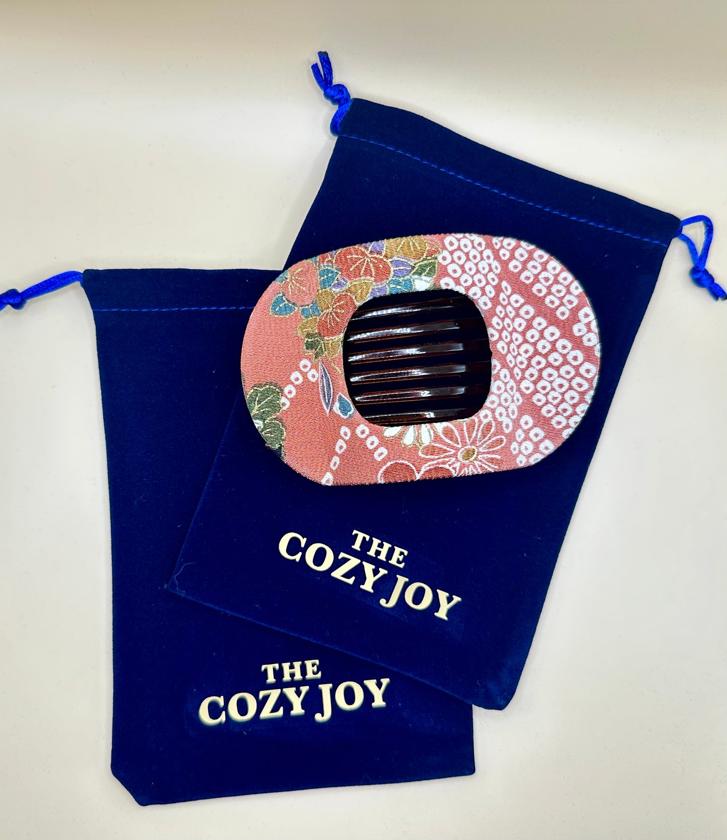 Authentic Kimono Claw Hair Clip- Koharu (小春) Large