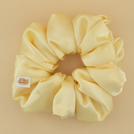 Classic Lemon Glow Scrunchie