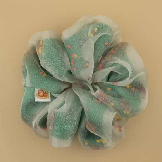 Pastel Breeze Double Layer Scrunchie