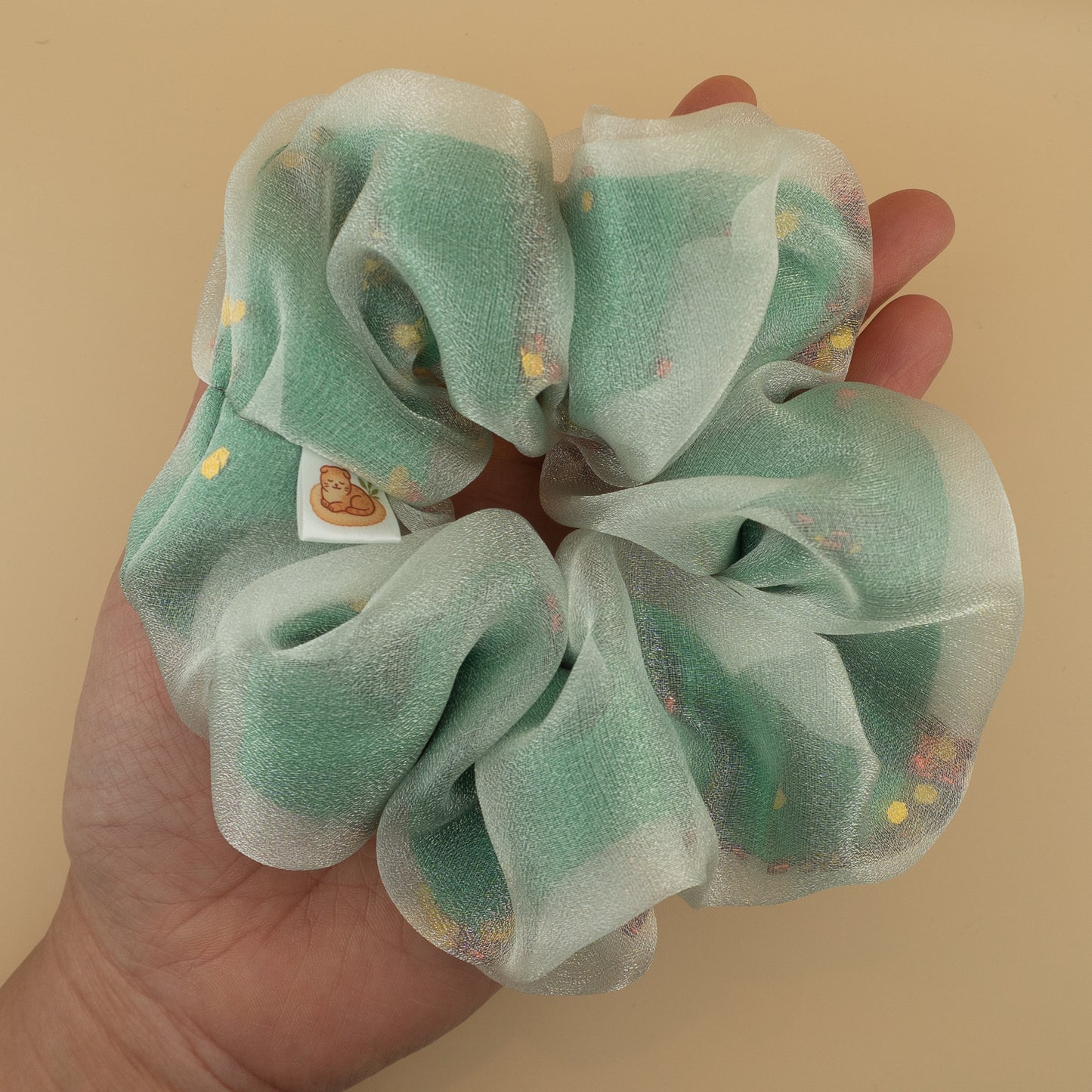 Pastel Breeze Double Layer Scrunchie