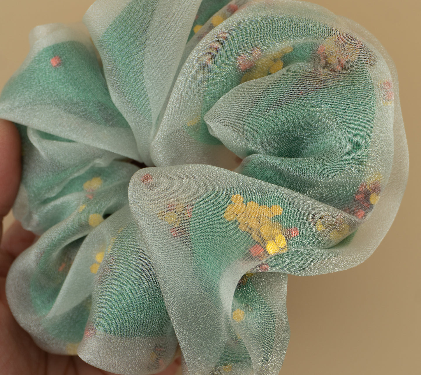Pastel Breeze Double Layer Scrunchie