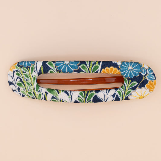 Authentic Kimono Flat Claw Hair Clip - Haruna (春菜) Large