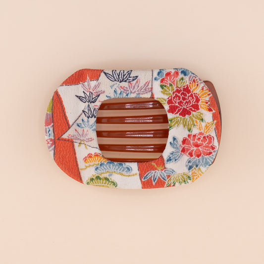 Authentic Kimono Claw Hair Clip - Fuka(楓夏) Medium