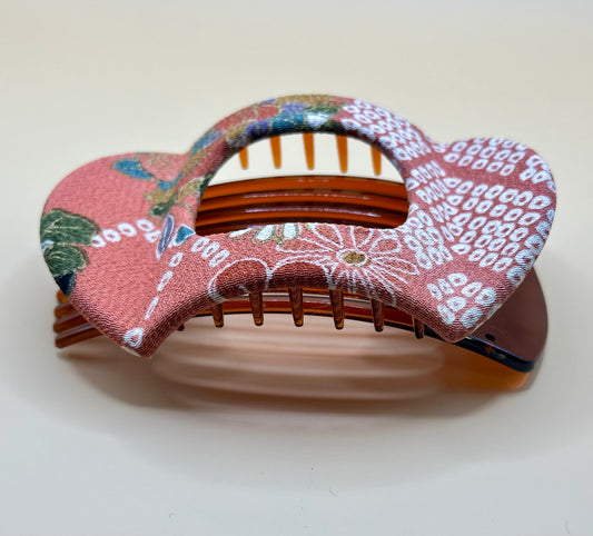 Authentic Kimono Claw Hair Clip- Koharu (小春) Large